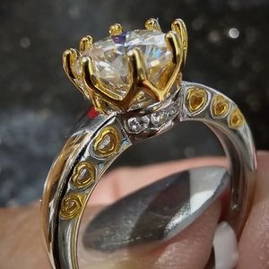 Moissanite Diamond Ring size 7